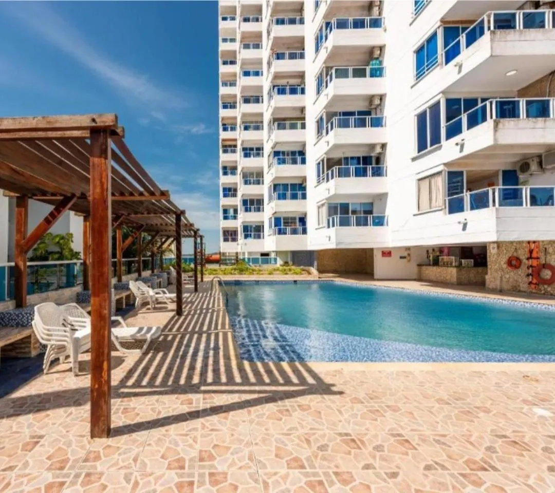 Apartment Cartagena Apto Estudio Piso 12 Frente A La Playa